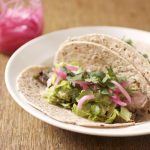 GRILLED STEAK TACOS WITH PICKLED ONION