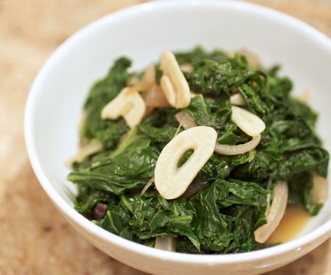 SAUTEED KALE & RED ONIONS