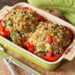 MEXICAN QUINOA STUFFED PEPPERS